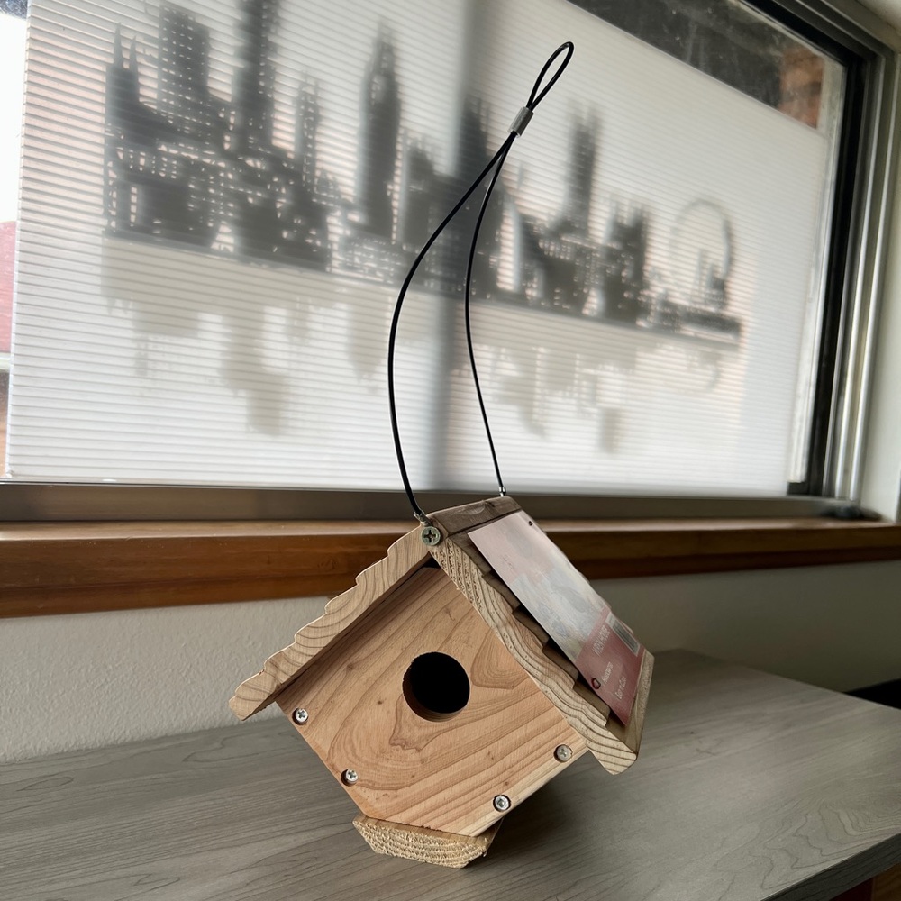 Bird House - Wren House NWT Unfinished surface - Picture 4 of 6
